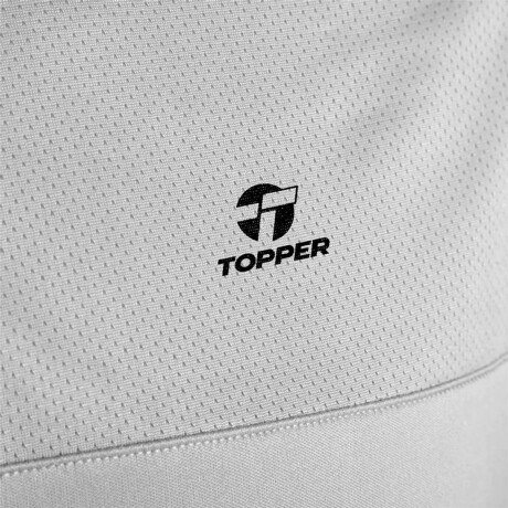 Remera Camiseta Topper Manga Corta Deportiva Hombre Gris