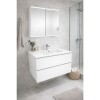 Mueble de baño suspendido Blanco Dmc y espejo botiquín 75 cm Vip blanco Mueble De Baño Suspendido Blanco Dmc Y Espejo Botiquín 75 Cm Vip Blanco