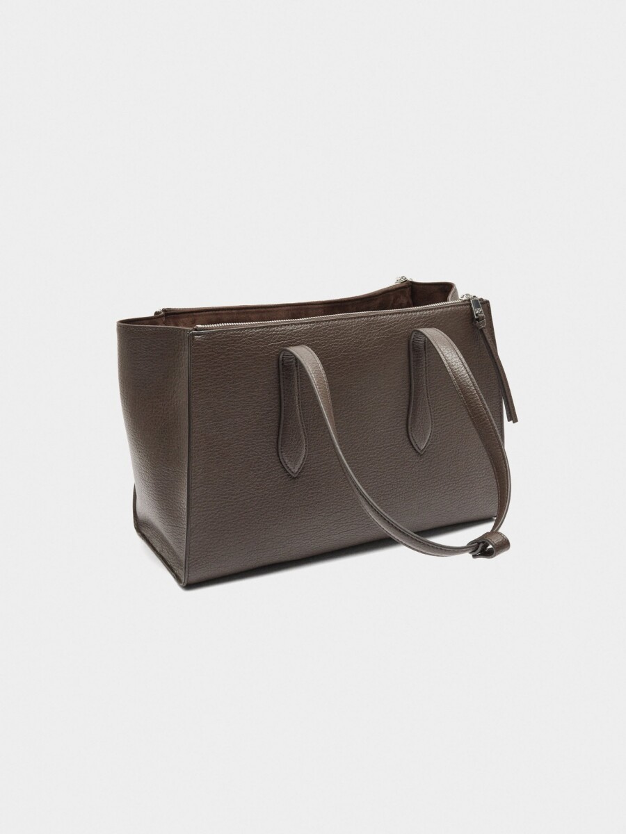 Bolso Para Portátil 15" Con Piel marron