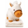 Manta De Apego Peluche C/Frazada 1.60m X 1.00m Inf. Caballo