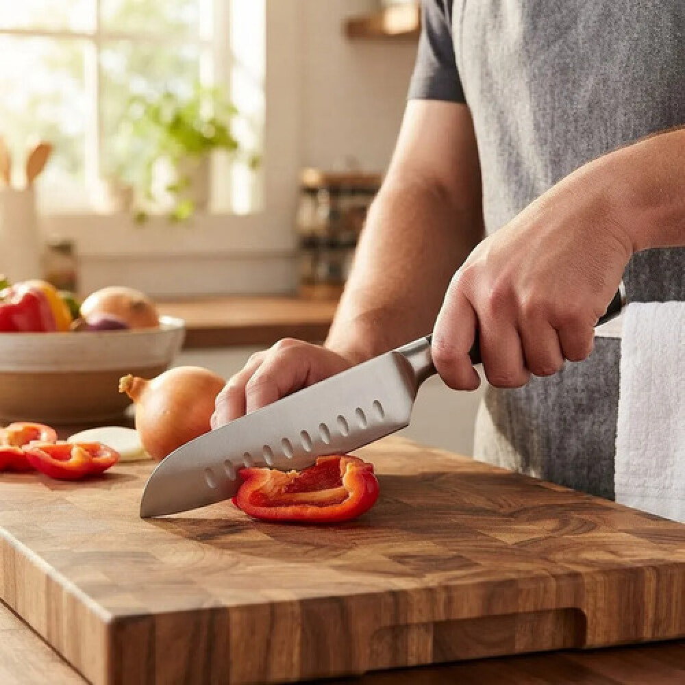 Cuchilla Santoku mango madera 18x4.5 cm 2.5 KUTT Cuchilla Santoku mango madera 18x4.5 cm 2.5 KUTT