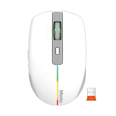 Mouse Inalámbrico Meetion BTM002 Blanco Mouse Inalámbrico Meetion BTM002 Blanco