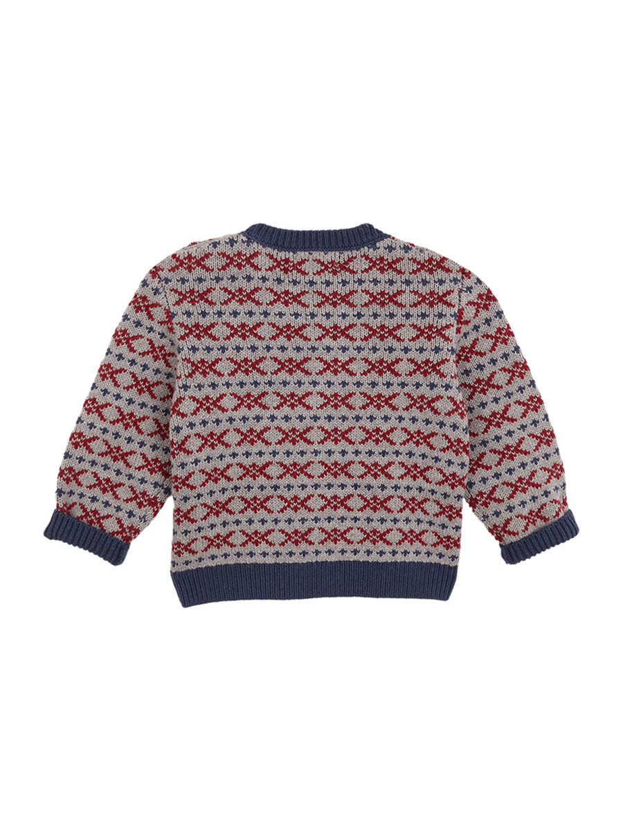 Jersey Greca Gris Medio