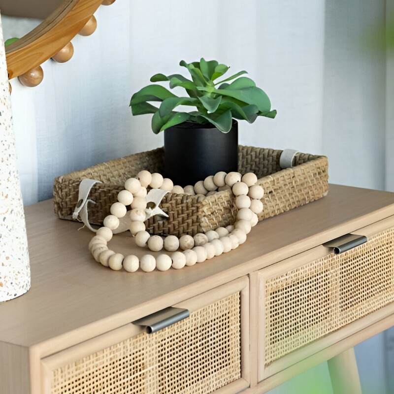 PERLAS MADERA DECORATIVAS 2,5x63CM PERLAS MADERA DECORATIVAS 2,5x63CM