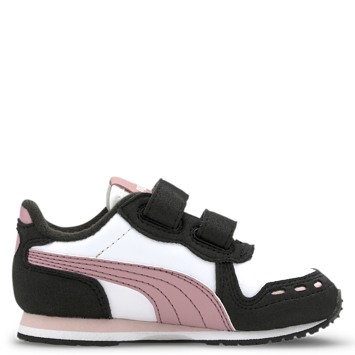 Championes de Niños Puma Cabana Racer Jrs Puma - Blanco - Negro - Rosa 