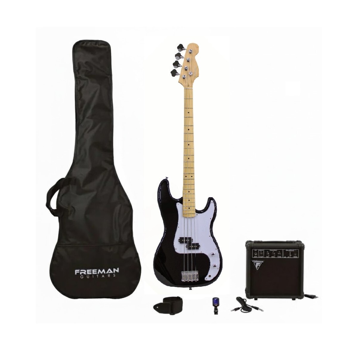 BAJO ELECTRICO PACK FREEMAN B01PK P BASS BLACK 
