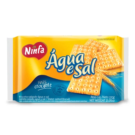 Galleta NINFA Agua y Sal 370g Galleta NINFA Agua y Sal 370g