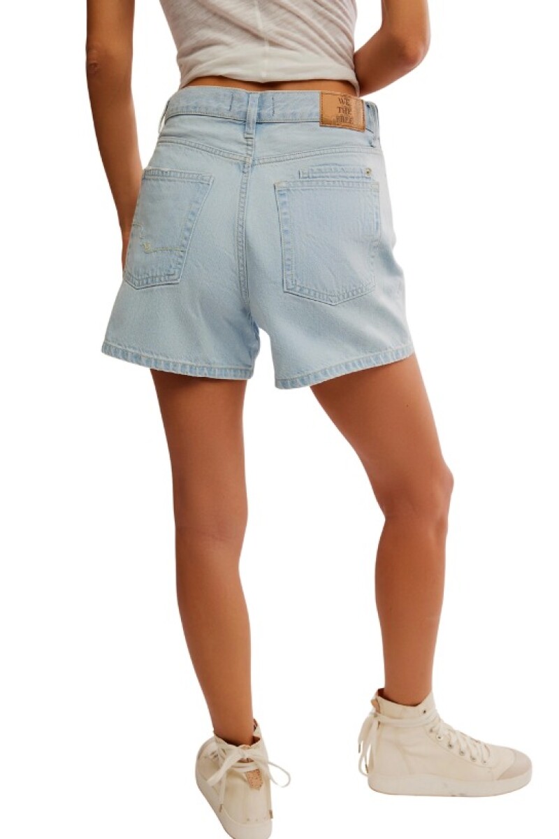 Short Tippi Denim Celeste