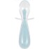 Cuchara silicona con TOPE buba celeste