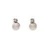 Caravanas Perlas-Plata 925-Con Perla y Zirconia- CA3246 Conperla