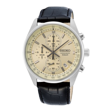 Reloj Seiko SSB383P1 para hombre con correa de cuero Reloj Seiko Ssb383p1 Para Hombre Con Correa De Cuero