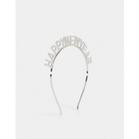 Vincha Rígida Happy New Year Combinacion Bicolor