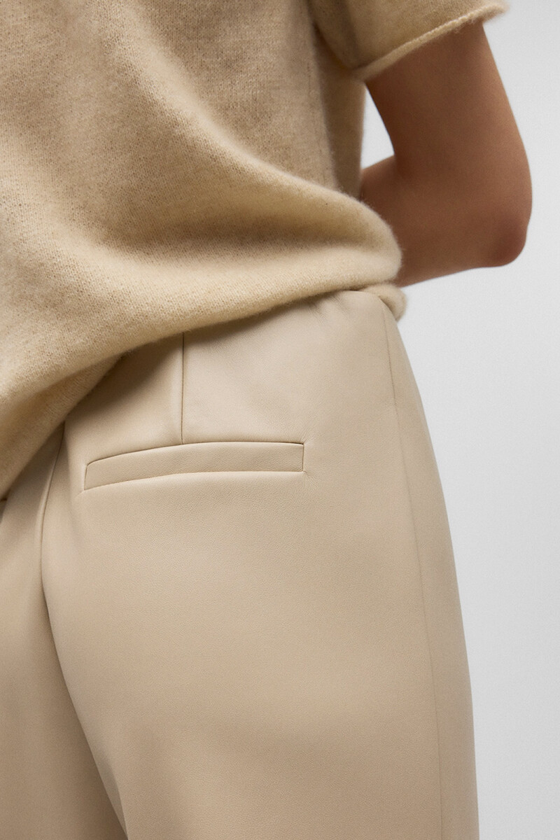 PANTALÓN TOBILLERO Beige