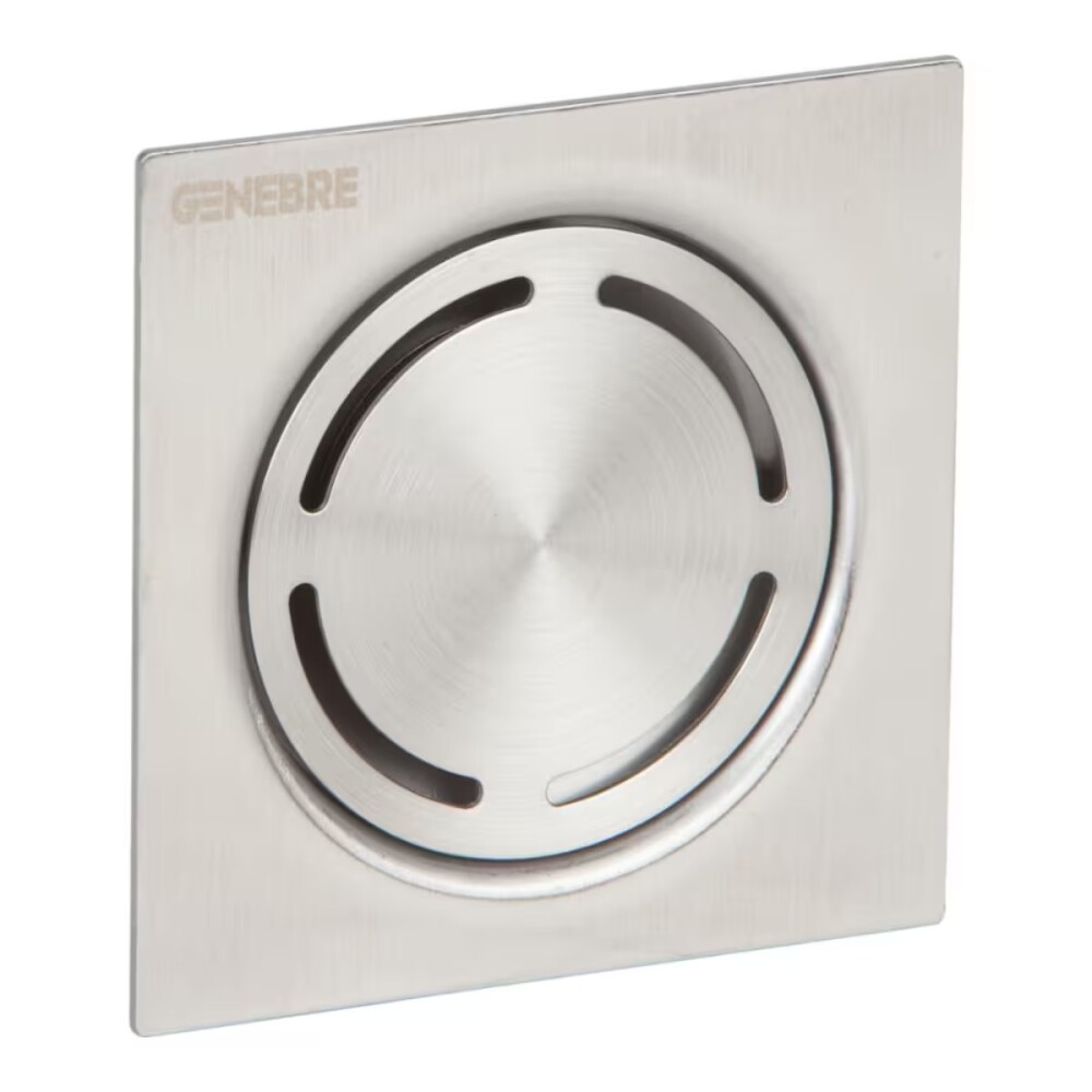 Rejilla de piso click clack 10x10 acero inox Genebre Rejilla De Piso Click Clack 10x10 Acero Inox Genebre