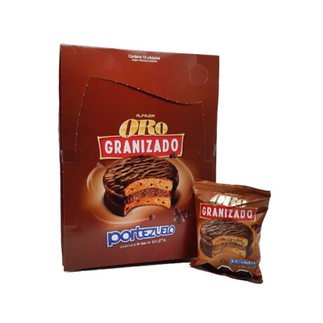 Alfajor PORTEZUELO x18 Oro Granizado