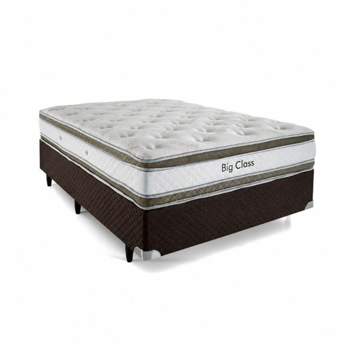 SOMMIER DE RESORTES Y ESPUMA 2 PLAZAS - BIG CLASS 
