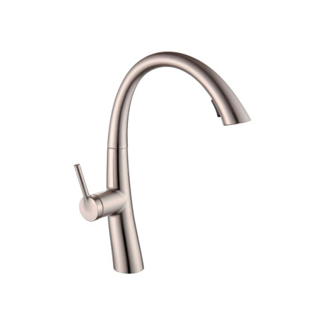 GRIFERIA GRIFO COCINA MESADA BRUSH NICKEL LINEA LISBOA GRIS-BRUSHED NICKEL