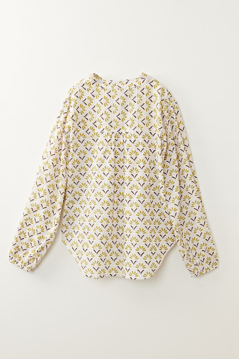 Camisa estampa Boho Rosa
