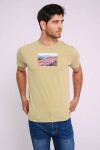 Remera estampada Verde
