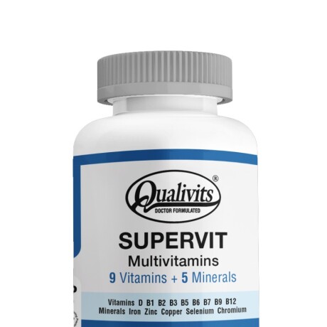 QUALIVITS SUPERVIT 9 VITAMINAS + 5 MINERALES 60 TABLETAS QUALIVITS SUPERVIT 9 VITAMINAS + 5 MINERALES 60 TABLETAS