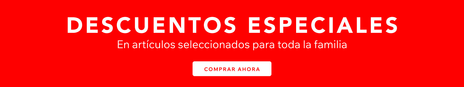 Descuentos especiales