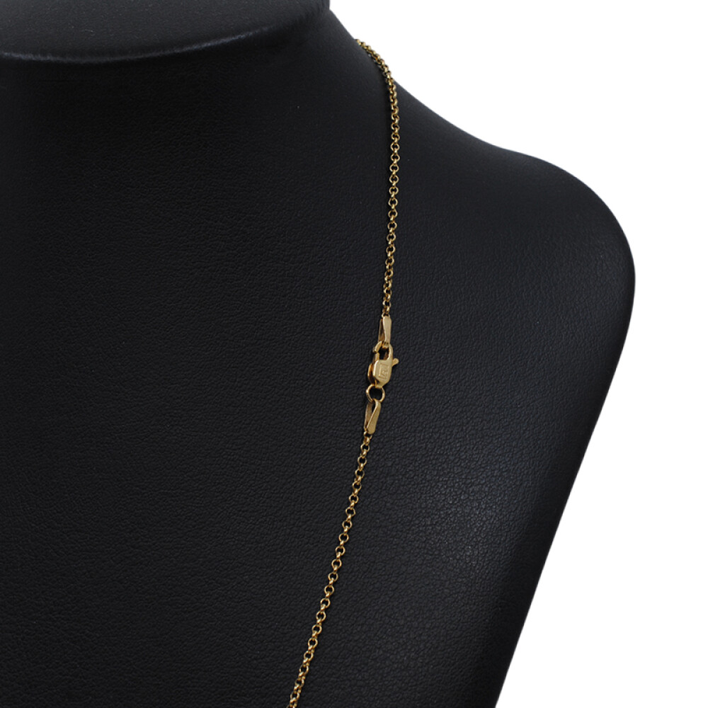 Cadena rolo fina en oro 18k amarillo. Largo 40 cm Cadena rolo fina en oro 18k amarillo. Largo 40 cm