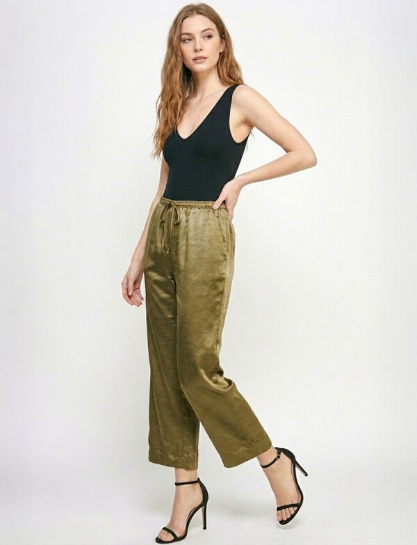 Pantalon Saten OLIVA