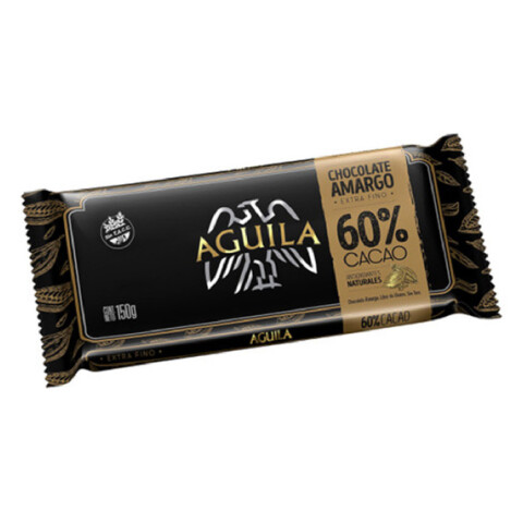 AGUILA AMARGO 60% CACAO 150GR Unica