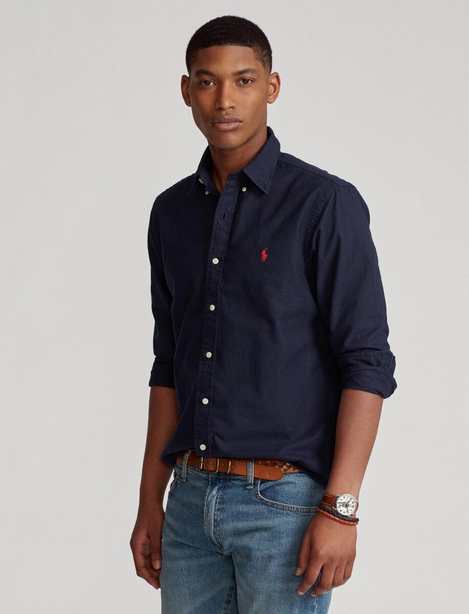 Camisa Oxford Polo Ralph Lauren - Azul marino 