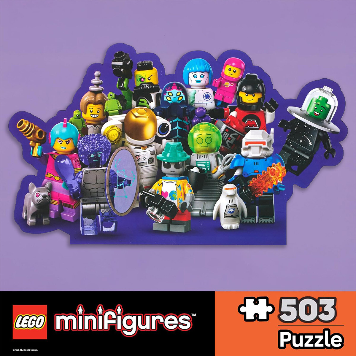 Puzzle LEGO Minifiguras 500 Piezas - ALIENS 51319 