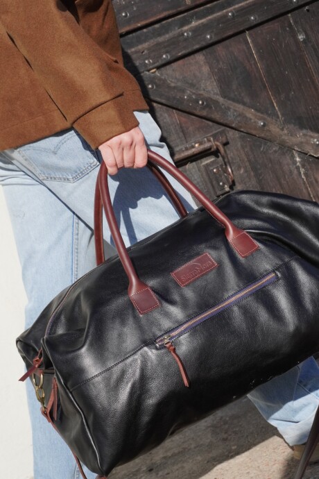 Weekender Bag Negro Blue Zip