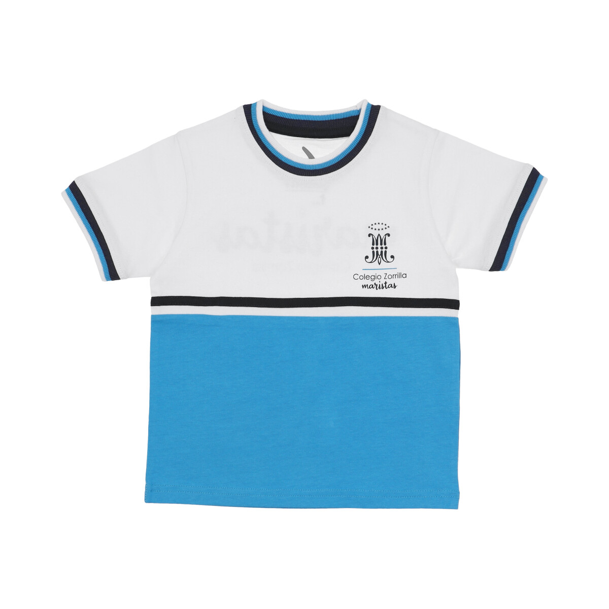 T-shirt Inicial manga corta Maristas Blanco
