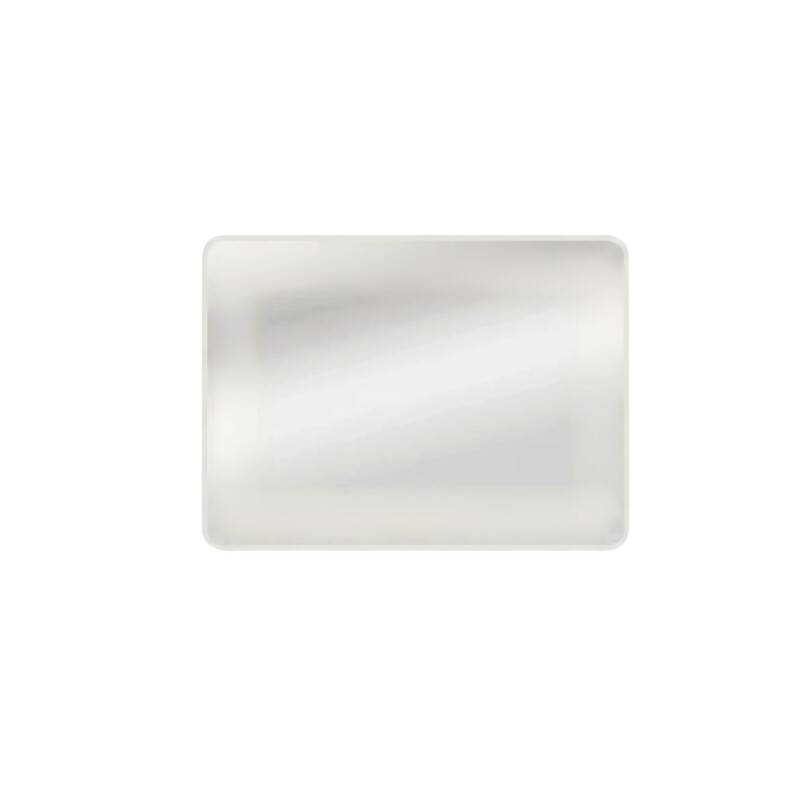 Espejo Horizontal Lumax Xindi Marco Rectangular 90 x 70cm Blanco