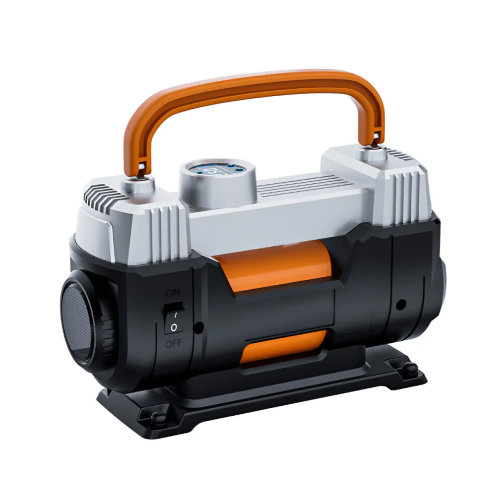 Compresor De Aire Portátil De Auto 350w 12v Negro Compresor De Aire Portátil De Auto 350w 12v Negro
