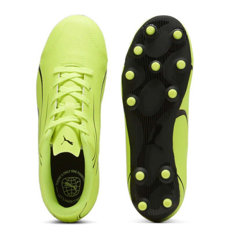 Championes Infantiles Puma Vitoria FG / AG Verde Lima - Negro