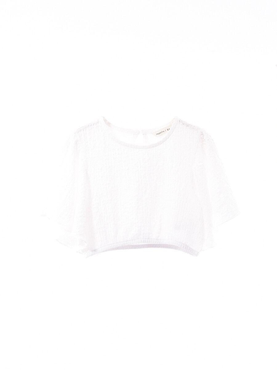 BLUSA VIOLETA GRL - BLANCO 