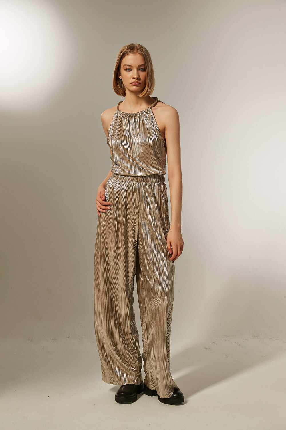 Pantalon Fabi Dorado
