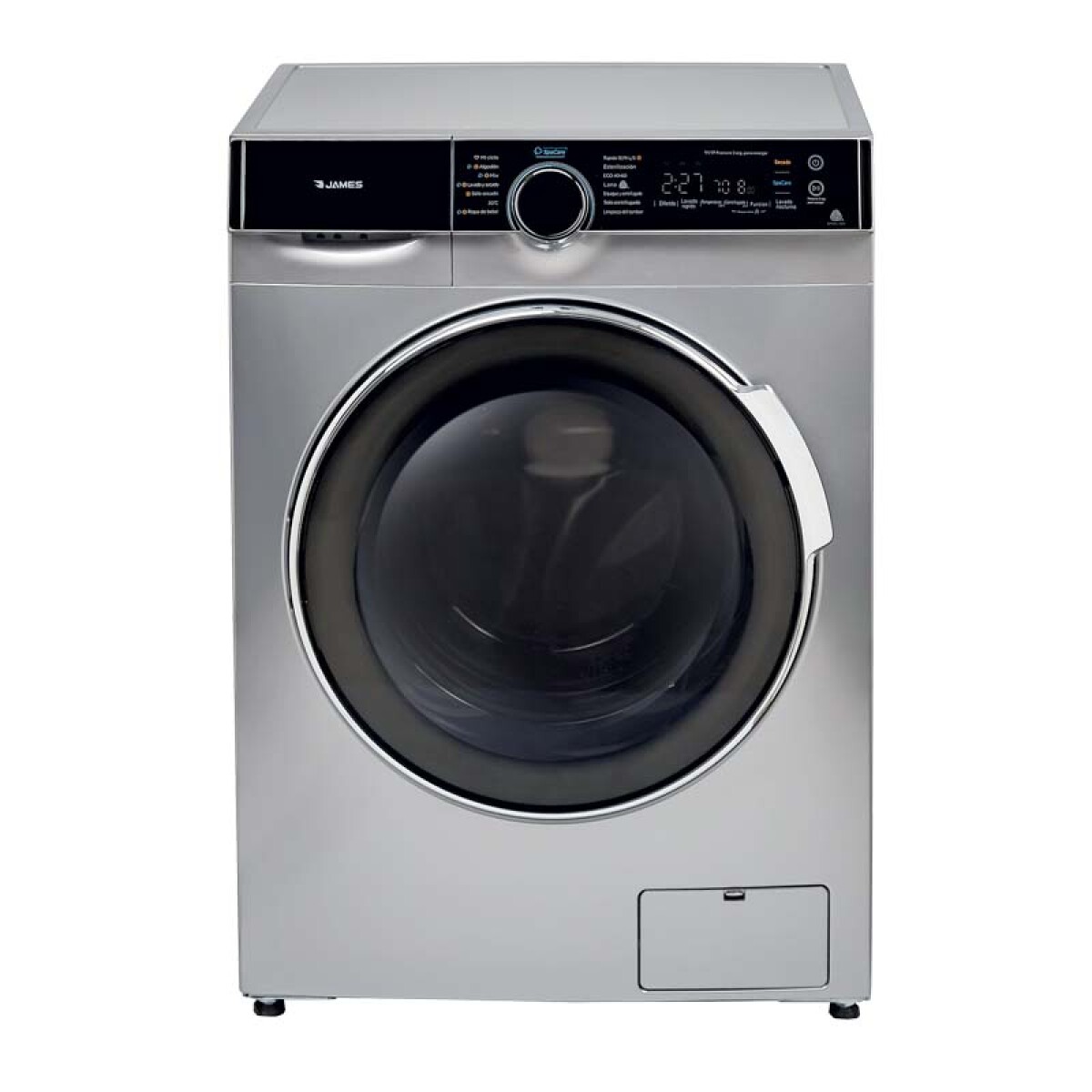 Lavasecarropas JAMES Inverter LSE1016 10.5 Kg - Gris Oscuro 