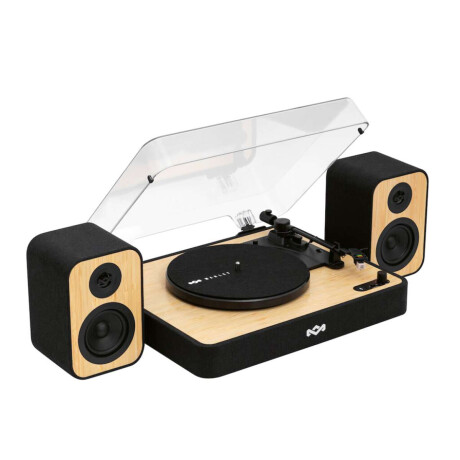 Tocadiscos y Altavoces Revolution Negro