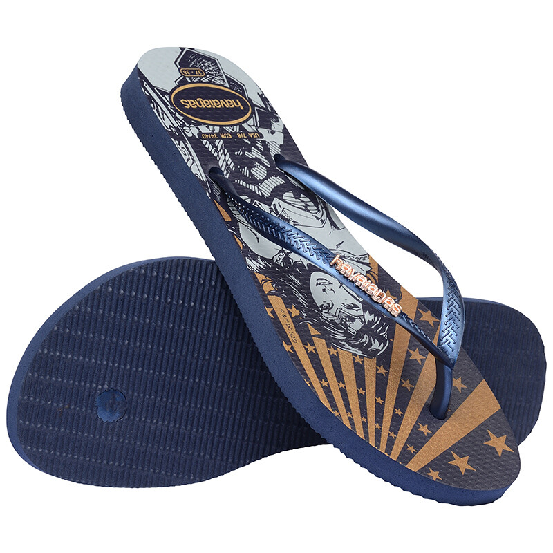 Ojotas Havaianas Warner Classics Slim Azul