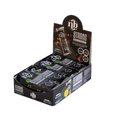 Barra proteína Caja x12 STRONG- Chocolate negro Barra proteína Caja x12 STRONG- Chocolate negro