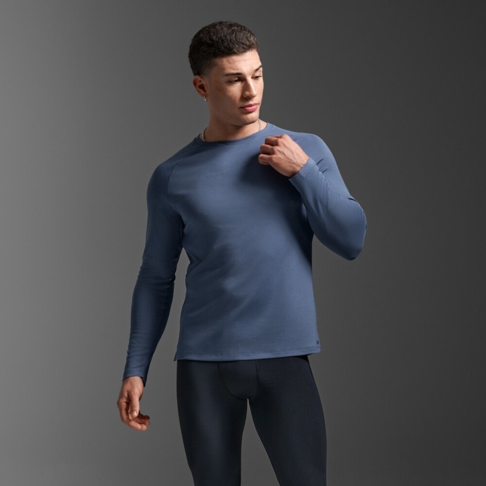 Aero Mesh Long Sleeve Indigo/black Reflective