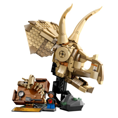 Fósiles de Dinosaurio Cráneo de Triceratops Jurassic World Lego Fósiles de Dinosaurio Cráneo de Triceratops Jurassic World Lego