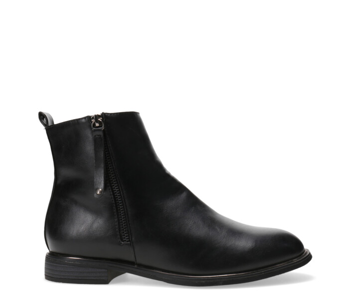Bota BASI con cierre lateral Black