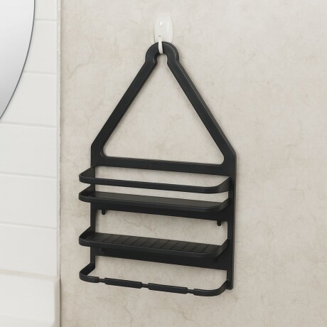 Porta shampoo colgante NEGRO