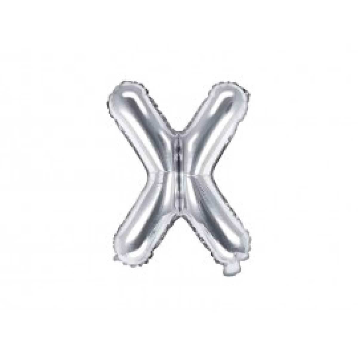 Letra Inflable Plateada - X 