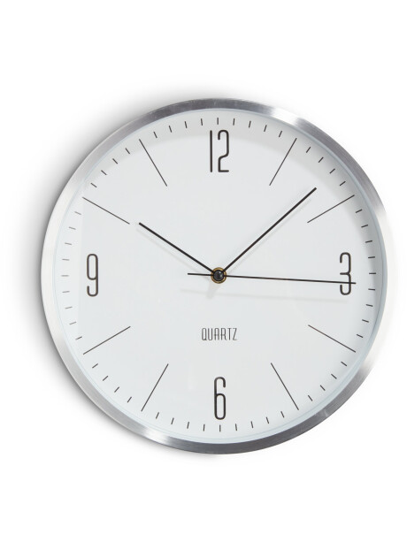 Reloj de pared HALVOR Ø30cm plateado Reloj de pared HALVOR Ø30cm plateado
