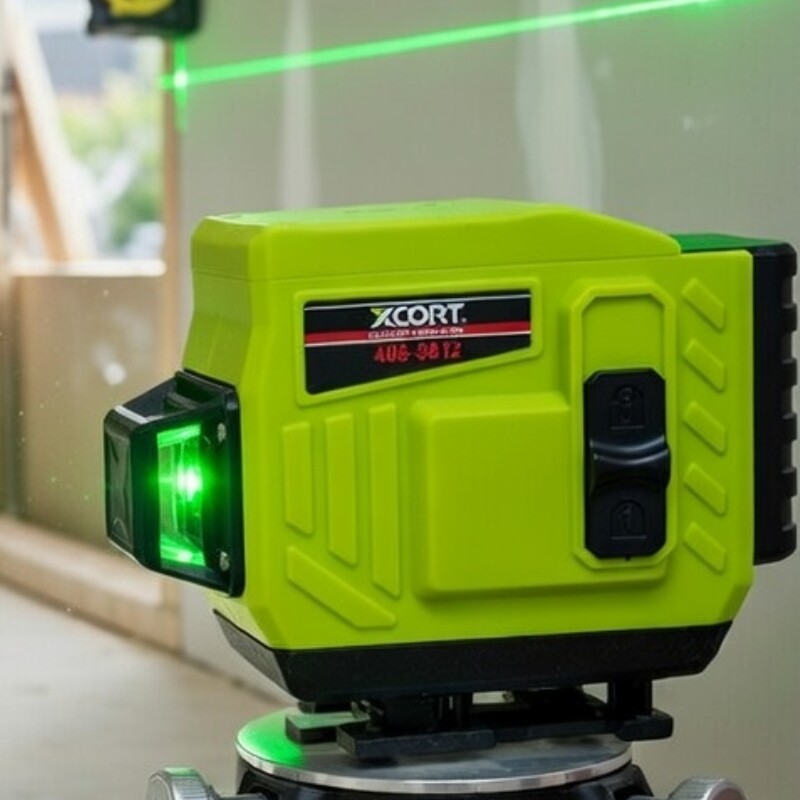 XCORT NIVEL LASER AUTONIVELANTE 360º GRADOS 12 LINEAS VERDE 3D Xcort Nivel Laser Autonivelante 360º Grados 12 Lineas Verde 3d