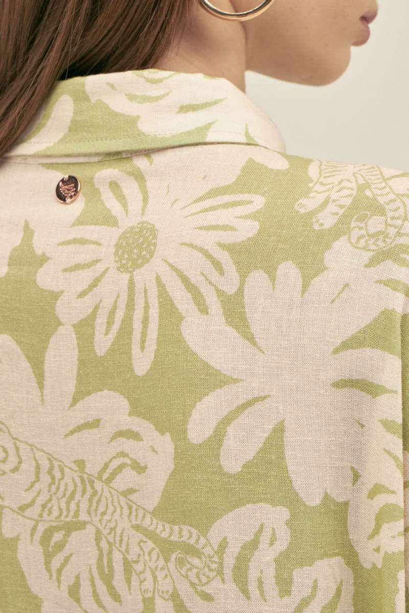 MARIE DRESS Jungle Green