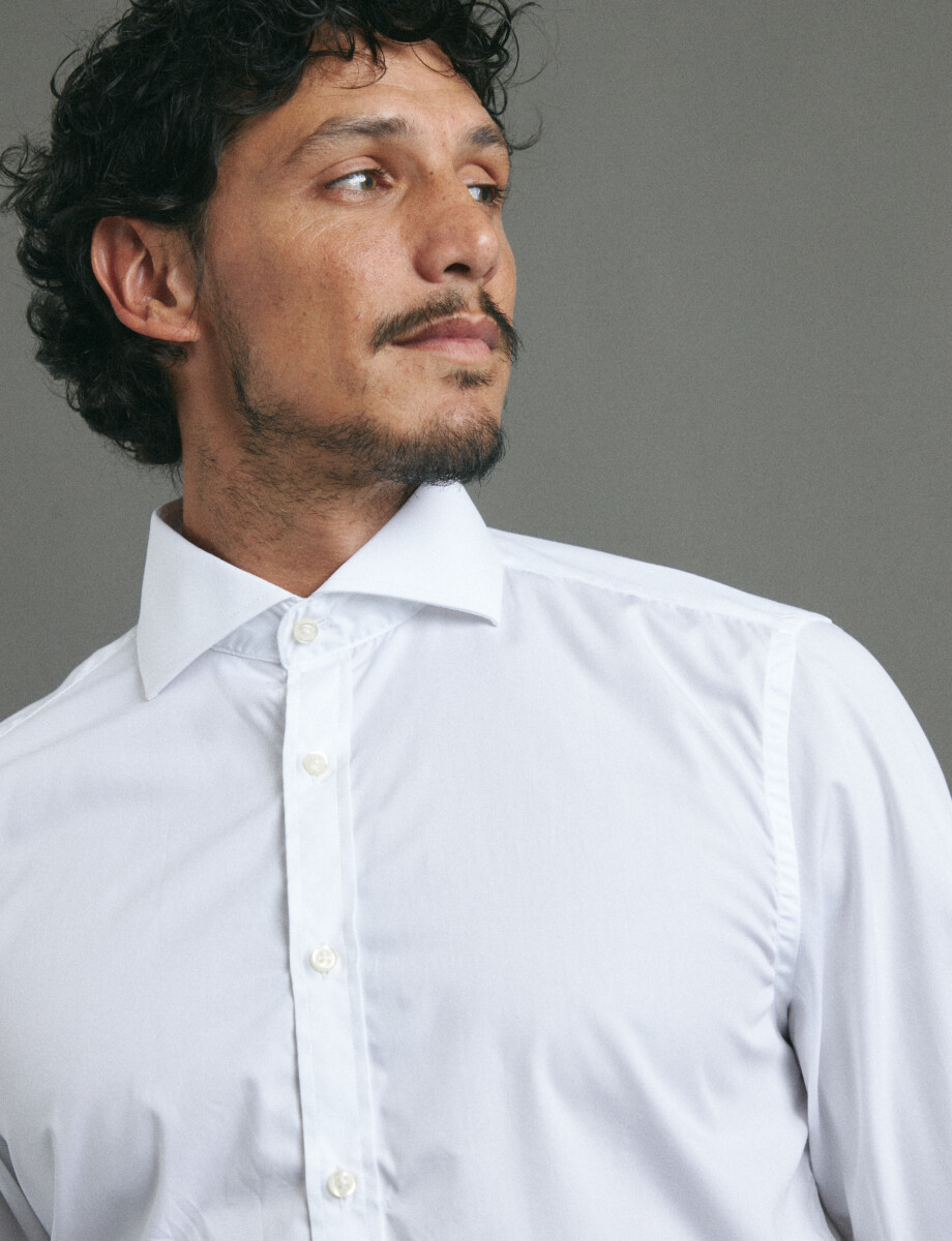 011980 CAMISA HARRINGTON 1937 Blanco